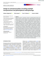Design in Entrepreneurship: Unveiling Multiple Interpretations and Philosophical Underpinnings