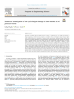 Numerical Investigation of Low Cycle Fatigue Damage in Laser-Welded SS347 Pressure Vessels