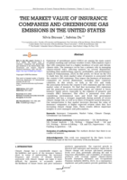 The market value of insurance companies and greenhouse gas emissions in the United States