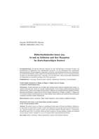 Bilderbuchkünstler:innen aus, in und zu Schlesien und ihre Rezeption im deutschsprachigen Kontext
