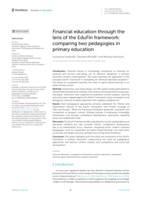 Financial Education Through the Lens of the EduFin Framework: Comparing Two Pedagogies in Primary Education