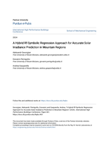 A Hybrid Rf-Symbolic Regression Approach for Accurate Solar Irradiance Prediction in Mountain Regions Irradiance Prediction in Mountain Region