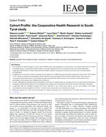 Cohort profile: The Cooperative Health Research in South Tyrol (CHRIS) study