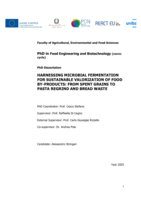Harnessing microbial fermentation for sustainable valorization of food by-products: from spent grains to pasta regrind and bread waste
