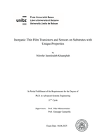 Inorganic Thin Film Transistors and Sensors on Substrates with Unique Properties