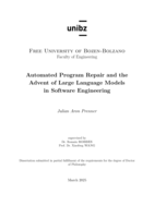 Automated Program Repair and the Advent of Large Language Models in Software Engineering