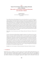 Il punto di vista dei docenti italiani su sviluppo professionale, carriera e valutazione = Italian teachers’ current perception of professional enhancement, career and teachers’ evaluation