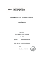 Green Resilience of Cyber-Physical Systems