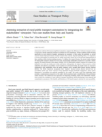 Assessing scenarios of rural public transport automation by integrating the stakeholders’ viewpoint: Two case studies from Italy and Austria