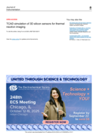 TCAD simulation of 3D silicon sensors for thermal neutron imaging