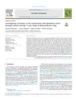 Investigating circularity in the construction and demolition sector through remote sensing: A case study of Bolzano/Bozen, Italy