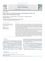 High resolution (1 km-daily) potential evapotranspiration dataset over Europe and the Mediterranean region