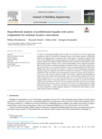 Hygrothermal analysis of prefabricated façades with active components for minimal invasive renovations