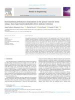 Environmental Performance Measurement in the Precast Concrete Sector Using a Fuzzy Logic-Based Stakeholder-Driven Indicator Selection