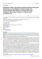 Engagement With a Smartphone-Delivered Dietary Education Intervention and Its Relation to Dietary Intake and Cardiometabolic Risk Markers in People With Type 2 Diabetes: Secondary Analysis of a Randomized Controlled Trial
