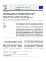 Renewable heat generation from waste gasification: Infrared thermal imaging and flue gas emissions monitoring of producer gas flame
