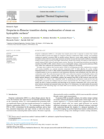 Dropwise-to-filmwise transition during condensation of steam on hydrophilic surfaces