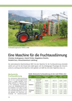 Eine Maschine für die Fruchtausdünnung