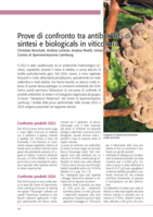 Prove di confronto tra antibotritici di sintesi e biologicals in viticoltura