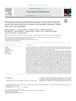Personalized and precise functional assessment of innovative flatbreads toward the colon microbiota of people with metabolic syndrome: Results from an in vitro simulation