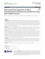 Data protection legislation in Africa and pathways for enhancing compliance in big data health research