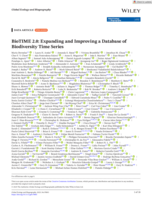 BioTIME 2.0: Expanding and Improving a Database of Biodiversity Time Series