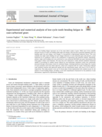 Experimental and numerical analysis of low-cycle tooth bending fatigue in case-carburized gears