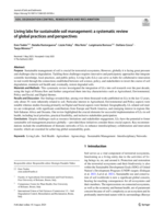 Living labs for sustainable soil management: a systematic review of global practices and perspectives