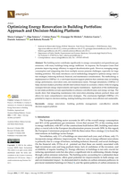 Optimizing Energy Renovation in Building Portfolios: Approach and Decision-Making Platform