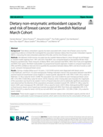 Dietary non-enzymatic antioxidant capacity and risk of breast cancer: the Swedish National March Cohort