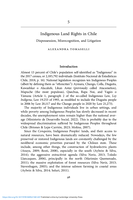 Indigenous Land Rights in Chile: Dispossession, Misrecognition, and Litigation