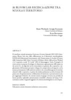 Bloom lab: ricerca-azione tra scuola e territorio