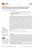 Downscaling Fusion Model for CMIP5 Rainfall Projection under RCP Scenarios: The Case of Trentino-Alto Adige