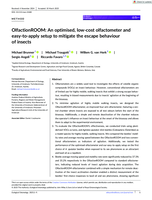 OlfactionROOM: An optimised, low-cost olfactometer and easy-to-apply setup to mitigate the escape behaviour of insects