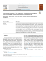 Experimental evaluation of the temperature related behaviour of pigment based coloured BIPV modules integrated in a ventilated façade