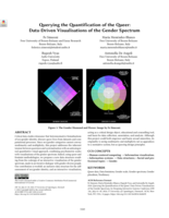 Querying the Quantification of the Queer: Data-Driven Visualisations of the Gender Spectrum