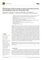 Methodological Advancements in Testing Agricultural Nozzles and Handling of Drop Size Distribution Data