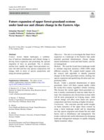 Future expansion of upper forest-grassland ecotone under land-use and climate change in the Eastern Alps