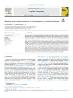 Mapping spatio-temporal patterns of soundscapes in a mountain landscape