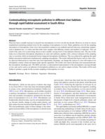 Contextualizing microplastic pollution in different river habitats through rapid habitat assessment in South Africa