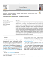 Economic competitiveness of BIPV in energy sharing configurations across selected European countries