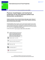 Physical, morphological, and mechanical properties of raw and steamed cashew nuts (Anacardium occidentale L.)