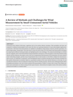 A Review of Methods and Challenges for Wind Measurement by Small Unmanned Aerial Vehicles