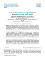 Comprehensive inventory of large hydropower  systems in the Italian Alpine Region