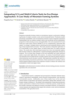 Integrating LCA and Multi-Criteria Tools for Eco-Design Approaches: A Case Study of Mountain Farming Systems