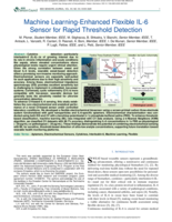 Machine Learning-Enhanced Flexible IL-6 Sensor for Rapid Threshold Detection