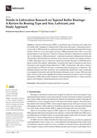 Trends in Lubrication Research on Tapered Roller Bearings: A Review by Bearing Type and Size, Lubricant,and Study Approach