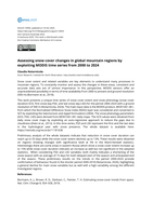 Assessing snow cover changes in global mountain regions by exploiting MODIS time series from 2000 to 2024