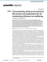 The sensitivity of locus of control to life events and implications for its moderating influence on wellbeing