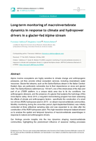 Long-term monitoring of macroinvertebrate dynamics in response to climate and hydropower drivers in a glacier-fed Alpine stream